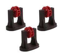 JOINPAYA Décoration pour Aquarium Rouge 3pcs en Plastique, Roue à Eau Portable et Polyvalente pour Accessoires de Fontaine et Bassin