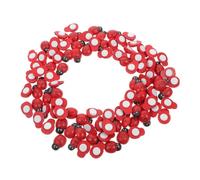 JOINPAYA Décorations en Bois Autocollantes Rouges 8X11Mm Lot de 300 Mini Ornements Plats en Forme de Bêtes pour Loisirs Créatifs Scrapbooking Décoration Jardin et Bricolage Artistique