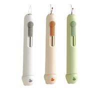 JOINPAYA Découseur 3 Pièces Multifonction Enfile-Aiguille Rapide Outils de Couture Légers pour Travaux Manuels Kit en Plastique Coloré pour Couture à la Main et Broderie