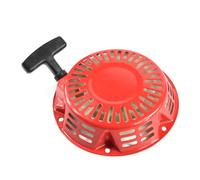 JOINPAYA Démarreur Manuel pour Générateur Essence Compatible Poignée Robuste Accessoire pour Groupe Électrogène Électrique Démarrage Facile et Résistant Rouge