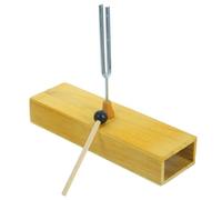 JOINPAYA Diapason pour Démonstration Résonance et Amplification du Son D'instrument 256 Hz avec Heurtoir en Bois et Caisse de Résonance Couleur Aléatoire en Expériences
