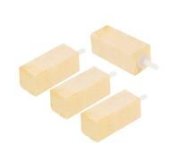 JOINPAYA Diffuseur d'air en Bois pour Aquarium Marin 4 Pcs, Accessoire Pompe à Air pour Filtration Protéines, Pierre à Air pour Aquarium, Améliore Oxygénation et Qualité Eau, Compatible