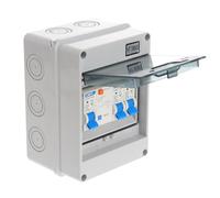 JOINPAYA Disjoncteur Miniature Étanche Ip54 en Nylon Déclenchement Rapide, Courant Nominal 6-63a, pour Dépendances et Caravanes, Protection Fiable les Fuites Électriques