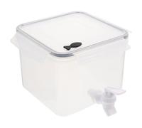 JOINPAYA Distributeur de Boissons Glacées 3,2 L avec Robinet, Pichet D'eau pour Réfrigérateur en Matériau Sûr, Seau à Jus Pratique pour Maison, Bar et Réunions Familiales