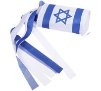 JOINPAYA Drapeau de Jardin Israël Décoratif Réutilisable pour Maison et Extérieur Léger Résistant Décoloration pour Fêtes Bureaux et Célébrations Plein Air