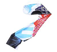 JOINPAYA Drapeaux à Banderoles Koinobori 140 Cm Pour Décoration Extérieure, Satin Rouge Et Noir, Bannière Japonaise Traditionnelle Pour Jardin Et Mur, Usage Intérieur Et Extérieur