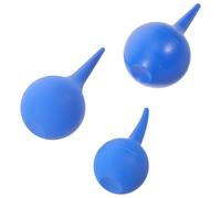 JOINPAYA Ear wash 3pcs Ear cleaning bulb Rubber ear Ear cleaning rubber Bleu 75ml Non-slip design Gentle ear wax removal Self-cleaning Hygienic Bathroom Adult
