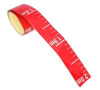 JOINPAYA Échelle Autocollante Réfléchissante en Aluminium 3,5 CM X 2 M, Jauge de Niveau d'Eau pour Piscine et Réservoir, Indication Claire pour Usage Extérieur et Intérieur