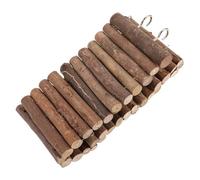 JOINPAYA Échelle Escalade pour Hamster Jouet de Plateforme Bois Accessoire de Jeu pour Cage Marches pour Petits Animaux Structure Escalade