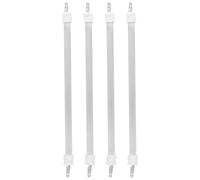 JOINPAYA Élément Chauffant en Quartz 27 CM pour Cuisinière Électrique - 4 Tubes Chauffants en Céramique de Remplacement - Résistance pour Plaque de Cuisson Électrique - Compatible