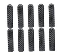 JOINPAYA Embouts de Lacets Métalliques Bullet Noir pour Chaussures de Sport 10 Pièces Embouts Robustes en Métal Réparation et Remplacement Lacets Sneakers Usage Polyvalent