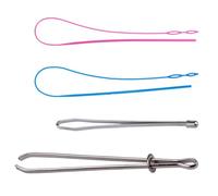 JOINPAYA Ensemble D’Enfile-Cordons pour Couture 4 Pièces Outil Compact Guide-Fil Spécial Ceintures et Cordons pour Machine à Broder et Couture DIY