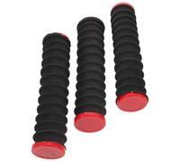JOINPAYA Ensemble de 3 Enrouleurs de Ligne de Pêche 20 CM X 45 CM Bobines en Plastique Compactes Noires Tête Rouge Distributeur de Ligne pour Moulinets Accessoire Pratique pour