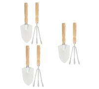 JOINPAYA Ensemble De 3 Outils De Jardinage Désherbeur Manuel Pelle À Main Outils De Jardinage Petite Houe Petit Râteau À Main Outil De Désherbage Mini Pelle