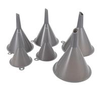 JOINPAYA Ensemble de 6 Entonnoirs en Plastique pour Transfert de Liquides, Multifonctionnel pour Huile et Vinaigre, pour Remplir Bouteilles Cuisine