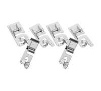 JOINPAYA Ensemble de 6 Pieds-de-Biche en Acier pour Ourlet Roulé Étroit 3Mm 4Mm et 6Mm Accessoires de Couture Multifonctions pour Machines à Coudre Domestiques Kit Pied Presseur pour