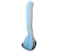 JOINPAYA Ensemble D'ustensiles Cuisine 5 Pièces en Nylon Alimentaire Coloré, Spatule Ajourée, Cuillère Pratique, Louche Ergonomique, Accessoires Pliables et Autoportants pour Usage