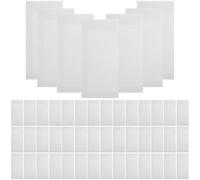 JOINPAYA Enveloppes Autocollantes Blanches en Papier Délicat, Lot de 120 Enveloppes Petites pour Billets, Chèques et Pièces de Monnaie, Adaptées aux Usages Commerciaux et Administratifs