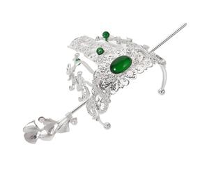 JOINPAYA Épingle à Cheveux Hanfu Chinoise pour Hommes, Couronne Traditionnelle en Métal Doré, Accessoires de Coiffure pour Photographie de Style Ancien et Costume D'époque, Ensemble