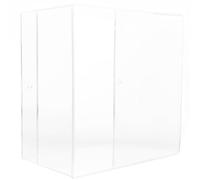 JOINPAYA Étagère Flottante Support Flottant Transparent en Acrylique, Murale sans Perçage, Rangement Carré, Gain de Place, pour Fournitures de Bureau et BRIC-à-BRAC