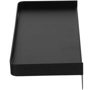 JOINPAYA Étagère Murale Adhésive Noire en Acier Inoxydable, Support Flottant pour Téléphone et Lingettes, Rangement Compact pour Espace Toilette et Salle de Bain