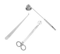 JOINPAYA Éteignoir à Bougie en Acier Inoxydable pour Usage Domestique | Manche Long Ergonomique, Cloche Intégrée, Coupe-mèche Pratique, pour Bougies Piliers et Chandelles