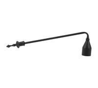 JOINPAYA Éteignoir à Bougie Vintage en Métal Noir, Extincteur à Long Manche 22,5 Cm, Accessoire D’Extinction de Mèche Élégant pour Maison, Sécurité et Décoration Intérieure