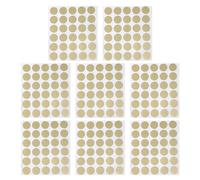 JOINPAYA Étiquettes Auto-adhésives Rondes à Gratter 1 Pouce Doré Holographique, 8 Feuilles de 30 Autocollants pour Loterie, Tombola, Cartes de Mariage et Fêtes D'anniversaire