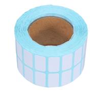 JOINPAYA Étiquettes Autocollantes Adhésives Vierges Autocollantes Rouleau de 3000 Étiquettes Carrées Amovibles pour Boîtes Alimentaires et Organisation Bureau Faciles à Décoller et