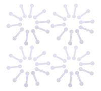 JOINPAYA Étiquettes Autocollantes Blanches pour Bijoux 13X50 MM Lot de 1000 Mini-Étiquettes Adhésives Rondes pour Bagues Colliers et Boucles D’Oreilles Résistantes à L’Eau Usage