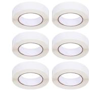 JOINPAYA Étiquettes Autocollantes Rondes Blanches 13 MM Pastilles Adhésives Auto-Adhésives 6 Rouleaux de 1000 Pièces Étiquettes Vierges pour Emballage Organisation Maison et Bureau