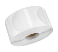 JOINPAYA Étiquettes Autocollantes Rondes Transparentes 5 CM 500 Pièces par Rouleau Stickers de Fermeture pour Enveloppes et Emballages Étiquettes Adhésives pour Colis et Boîtes Usage