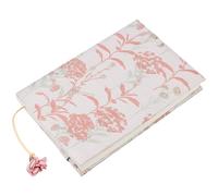 JOINPAYA Étui de Protection pour Livre A5 en Tissu Doux à Motif Floral Couvre-Livre Réutilisable Délicat Protège-Livre Décoratif pour Couverture Rigide Usage Lecture et Cahiers