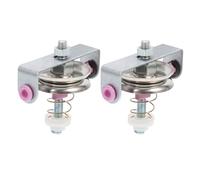 JOINPAYA Extenseur de Fil pour Machine à Tisser 2 Pièces en Plastique et Fer, Couleur Blanc Lait, Accessoire de Tension Compact pour Métier à Ruban, Usage Polyvalent en Couture et Tissage