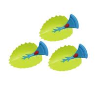 JOINPAYA Extension de Robinet Forme Feuille Bleu en Plastique Portable et Facile à Retirer pour Bébé et Tout-petit Lot de 3 Pièces pour Lavabo Garçon et Filles Sécurisé