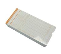JOINPAYA Fiches de Pointage pour Employés 100 Feuilles Papier D’Enregistrement des Présences Couleur Aléatoire Format Standard pour Bureaux Usines Suivi Temps de Travail Couleur Aléatoire