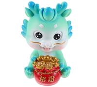 JOINPAYA Figurine Miniature en Résine Bleu de Dragon Léger et Facile à Décorer pour Succulentes et Décoration de Scène