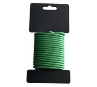 JOINPAYA Fil de Jardin Vert Enroulé, Fixation Flexible | Fer Gainé Tpr, Rouleau Découpable à Longueur, Attache Pratique pour Potager Domestique et Treillage Végétal