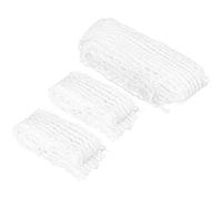 JOINPAYA Filet à Saucisses en Coton Blanc 3pcs pour Ficelage de Viande et Jambon, Cuisine Maison et Boucherie, Corde Résistante et Pratique