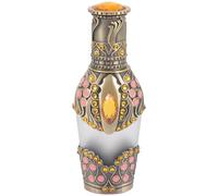 JOINPAYA Flacon de Parfum Vide 35 ML Hexagonal Couleur Pierre Jaune Flacon de Parfum du Moyen-Orient pour Voyage Distributeur Mini Décoratif