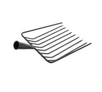 JOINPAYA Fourche à Manure Acier Inoxydable pour Entretien de Jardin Outil Agricole Robuste et pour Désherbage et Aération Sol avec Design à Multi Dents