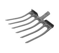 JOINPAYA Fourche Agricole en Acier Multifonctionnelle pour Ameublir Sol 4 Dents Outil de Jardinage Solide Préparation des Cultures Retournement Sol