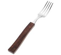JOINPAYA Fourchettes en Métal et Bois Sculpté Fourchettes à Dessert Usage Dining et Home Design Élégant 4 Pièces