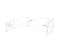 JOINPAYA Gamelle Double pour Animaux en Acrylique Facile à Nettoyer, Bol pour Chiots et Chatons, pour Maison et Usage Intérieur