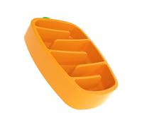 JOINPAYA Gamelle Forme Carotte pour Chien Alimentation Lente Bol Alimentation Animaux Compagnie Capacité Bords Arrondis Sécurité Facilite Digestion et Habitudes Saines