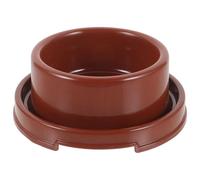 JOINPAYA Gamelle pour Chien en Plastique PP Anti-Fourmis, Bol Rond Coloré Marron, Récipient Alimentaire Léger et Facile à Nettoyer, Alimentation pour Chiots et Petits Chiens, Fourniture