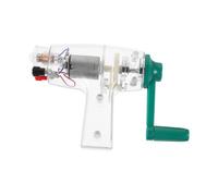 JOINPAYA Générateur Portable à Manivelle pour Expériences Électriques Modèle DIY Compact et Outil Pédagogique de Physique Conversion Énergie Mécanique Électrique sans Batterie