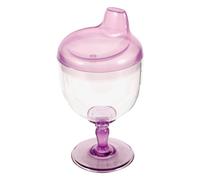 JOINPAYA Gobelet pour Bébé Incassable en Plastique 180ml Couvercle, Design Adorable, Tasse D'entraînement Polyvalente pour L'alimentation des Garçon et Filles