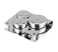 JOINPAYA Godets en Cristal pour Nail Art Lot de 3 Couvercle Récipients pour Poudres Liquides Manucure Facile à Utiliser pour Salon et Usage Domestique