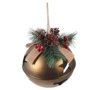 JOINPAYA Grosse Cloche en Fer Décorative de Noël, Accessoire Léger et Solide pour Fête et Vacances, Décoration Suspendue au Style Beau et Thème de Noël